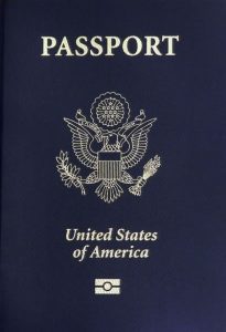 A biometric US passport