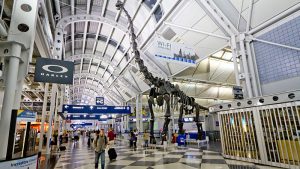 United and American Airlines have installed automated screening at Chicago O'Hare Airport