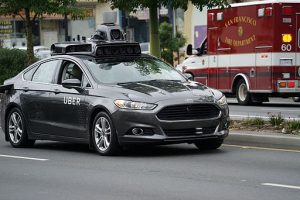 Self-driving Uber prototype being tested in San Francisco