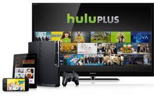 You can watch Hulu Plus or Netflix on different electronic devices while traveling.