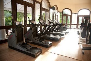 Hotel Gym at Casa Velas Hotel in Puerto Vallarta, Mexico. A hotel gym is a great place to work out if you travel frequently.