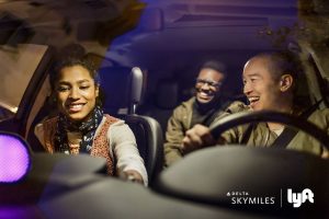 Delta and Lyft have teamed up to provide Delta loyalty miles to Lyft riders.