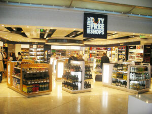 When you're at the airport, you may want to avoid the duty free shops because they're not really a bargain.