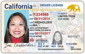 An example of a Real ID from the Department of Homeland Security