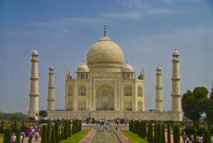 The Taj Mahal. Listen to music from your different destinations tohelp you relive past trips.