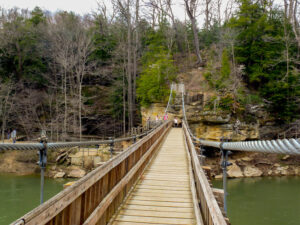 Turkey Run State Park in western Indiana. State parks are a great way to take social distancing vacations