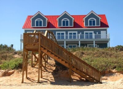 A beach house makes a great vacation rental, even if it's just for a few days.